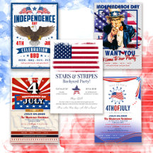4th of July Invitations