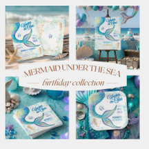 Mermaid Under the Sea Birthday