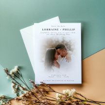 Soft focus photo wedding