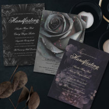 GOTHIC HANDFASTING INVITATIONS