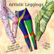 Artistic Leggings Wearable Art