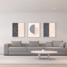 Scandinavian Balance – Modern Geometric Wall Art C