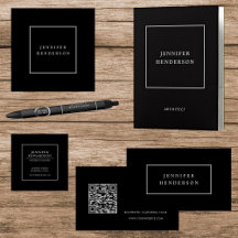 Black gray modern minimalist professional