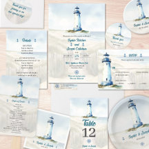 Watercolor Beach, Coastal New England Wedding
