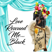 Love Rescued Me - Black