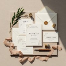 Elegant Wedding Invitations