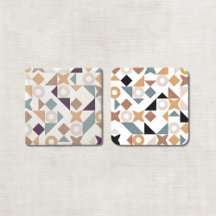 Bauhaus Geometric Coasters Collection