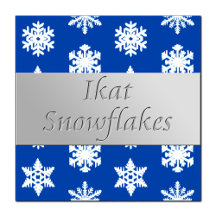 Ikat Snowflakes