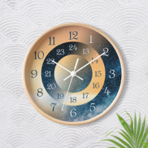 Wall Clock with Inspiring, Motivational Quotes