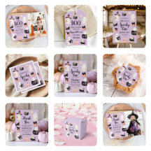 Purple Halloween Girl Birthday Party