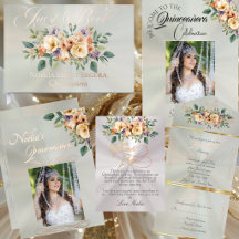 Cream Floral on Pastels - Foil