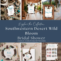 Southwestern Desert Wild Bloom Bridal Shower