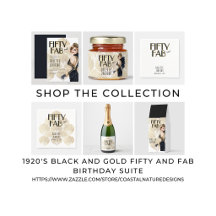 1920's Black and Gold Fifty and Fab Birthday Suite