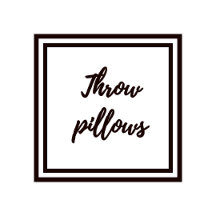 The throw pillow collection