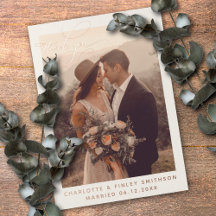 Wedding Thank You Cards to Personalize