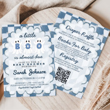 Little Boo Is Almost Due Baby Shower Collection
