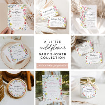 Colorful Wildflower Fairytale Garden Baby Shower