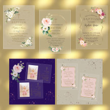 Elegant Transparent Baptism Collection