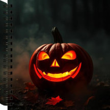 Premium Gothic Halloween Spiral Notebooks