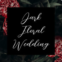 Dark Gothic Wedding Suite with Peonies