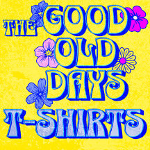 T-SHIRTS with 70s Retro Typography 