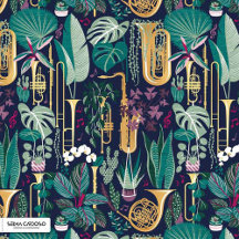 Music to my eyes // musical instruments and plants