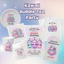 Kawaii Bubble Tea Party