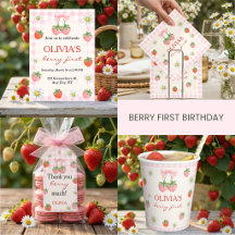 Berry 1st Birthday Strawberry Party | Sweet Decor