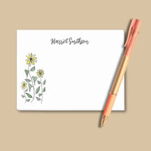 Wildflower Doodle Art Back to School Florals