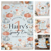 Cute Spooky One First Birthday Party Supplies