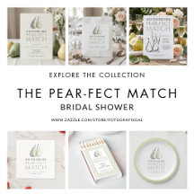 Pear-fect Match Whimsical Pears Bridal Shower