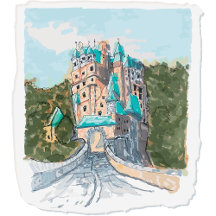 Colorful Orange Castle