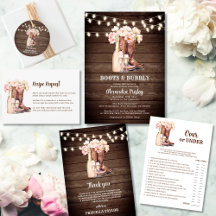 Rustic Boots & Bubbly Last Rodeo Bridal Shower