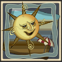 Illustrated Art Fabric