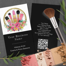 Makeup Brushes Flowers Watercolor for Beauty Pros