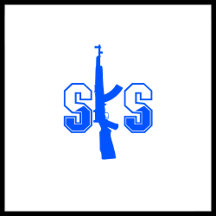 SKS Rifle Blue Logo Apparel