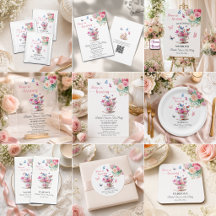 Love is Brewing Bridal Shower Tea Party Collection