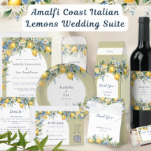 Amalfi Coast Italian Lemons Wedding Suite