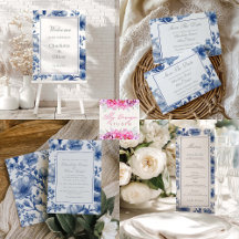 Silver And Navy Wedding