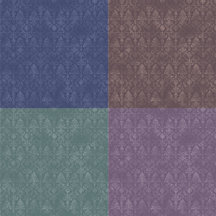 Moody Floral Damask Pattern 