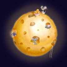 Moon made of cheese