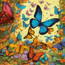 "Elegance in Flight: Women's Butterfly Collection"