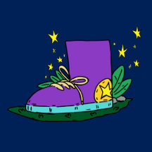 Shoe boot, illustration 
