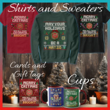 Merry Critmas Holiday Ugly Sweater Collection