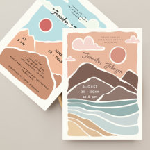 RETRO MOUNTAINS baby shower