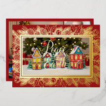 Red Christmas and Holiday Cards