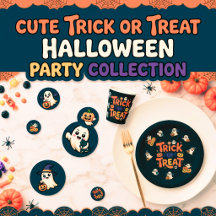  Trick or Treat Halloween Party Table Decor