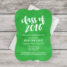 Watercolor Graduation Collection