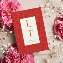 Chinese Wedding Motif - Red