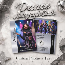 Dance Autograph Cards